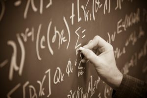 equations on chalkboard