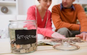 Retirement savings jar