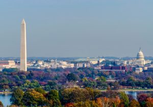 The Capitol Mall From Arlington National Cemetery