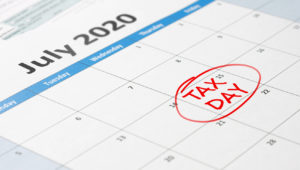 Tax day on July 15