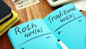Roth 401k vs traditional. Comparison of retirement plans.
