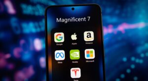 New,York,,Usa,-,13,April,2025:,The,Magnificent,7 New,York,,Usa,-,13,April,2025:,The,Magnificent,7